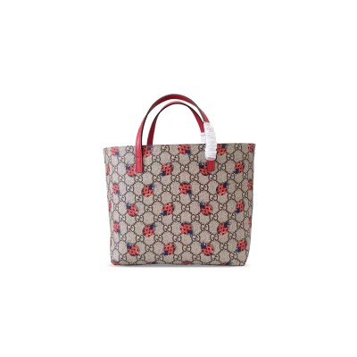 GUCCI GG SUPREME MONOGRAM CHILDREN'S LADYBUG TOTE BAG ‎410812 (21*20*10cm)
